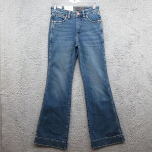 Wrangler Retro Premium Trouser Bootcut Womens 25x32 Blue Cowgirl